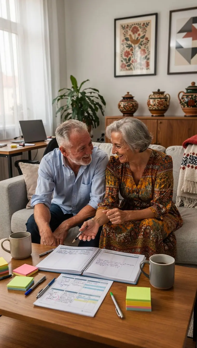 Egy profi pénzügyi blog kezdőlapjának képernyője, amely költségvetési tippeket mutat be.